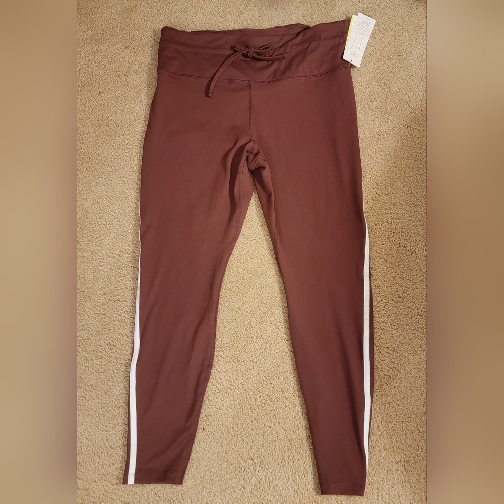 NWT All in Motion Women's High-Rise Leggings, Size XXL, Dark Red
